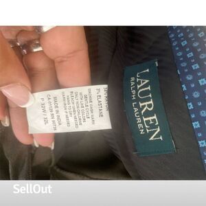 Lauren Ralph Lauren Men's Gray Dress Pants Size 34 Classic Fit 29 Inseam